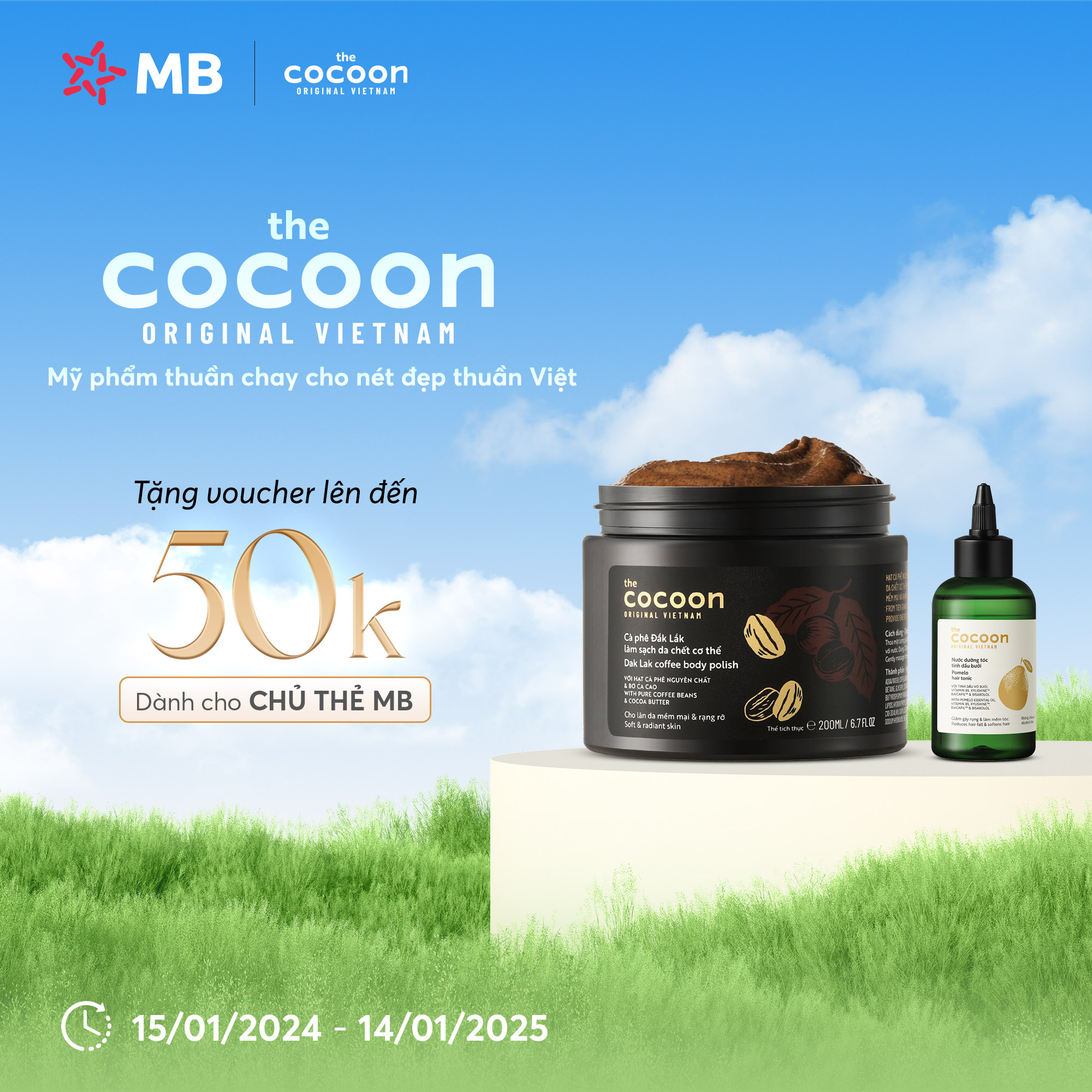MB x Cocoon] Mỹ phẩm thuần chay cho nét đẹp thuần Việt